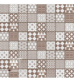 Коврик напольный из вспен. пвх ПРЕОБРАЖЕНИЕ 0,8х15 м/218PT-brown