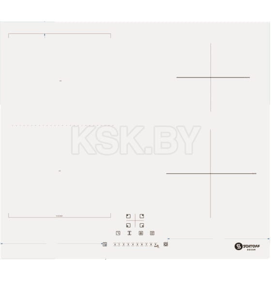 Индукционная варочная панель SCHTOFF I60H01 White (I60H01 White) 