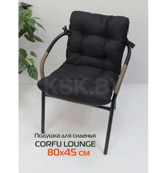Подушка для сиденья 80x45 см (черный) MATEX CORFU LOUNGE 65-036 (65-036) 