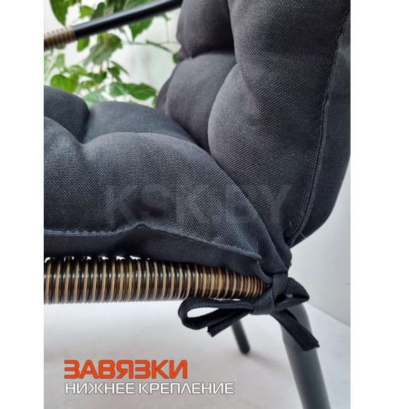 Подушка для сиденья 80x45 см (черный) MATEX CORFU LOUNGE 65-036 (65-036) 