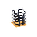 Подставка для столовых приборов металлическая 12х12х14 см HOME LINE XX12281P-W (XX12281P-W) 