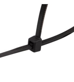 Хомут-стяжка кабельная нейлоновая 150x2,5 мм черный (упак. 100 шт.) REXANT 07-0151