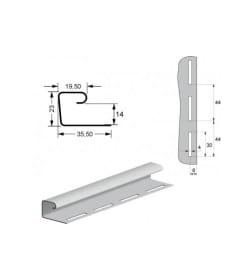 Планка J ПВХ Grand Line Серый графит 3000мм