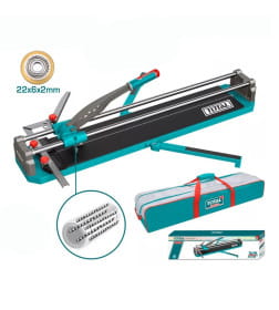 Плиткорез с направляющей линейкой 1000 мм TOTAL