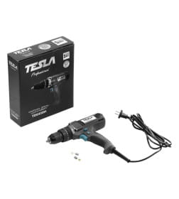 Дрель-шуруповерт сетевая ударная TESLA TDS450H