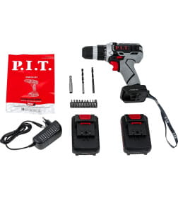 Дрель-шуруповерт аккумуляторная P.I.T. PSR18-D3