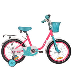 Велосипед NOVATRACK 16" MAPLE, неоново-розовый