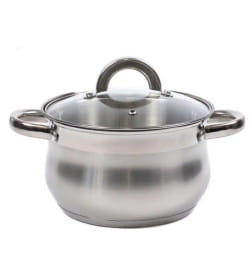 Кастрюля из нержавеющей стали со стеклянной крышкой 2,9 л BB102437