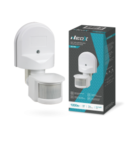 Датчик движения инфракрасный ДД 08Б 1200Вт 180 гр.12м IP44 белый NEOX 4690612053325