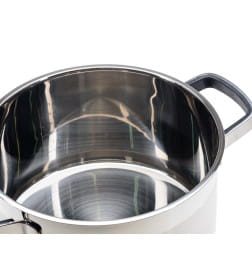 Кастрюля из нержавеющей стали 4,7 л/22х12,5 см со стеклянной крышкой BB102416