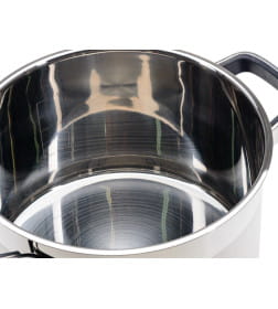 Кастрюля из нержавеющей стали 3,9 л/20х12,5 см со стеклянной крышкой BB102415