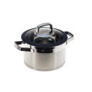 Кастрюля из нержавеющей стали 3,9 л/20х12,5 см со стеклянной крышкой BB102415 (BB102415) 