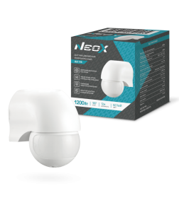 Датчик движения инфракрасный ДД 10Б 1200Вт 180 гр. 12м IP44 белый NEOX 4690612052205