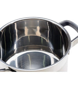 Кастрюля из нержавеющей стали 2,9  л/18х11,5 см со стеклянной крышкой BB102414