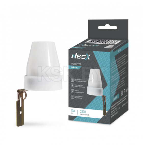Фотореле ФР 601 10А NEOX 4690612053363 (4690612053363) 
