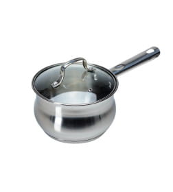 Сотейник из нержавеющей стали со стеклянной крышкой 2,1 л Fresca BB102435