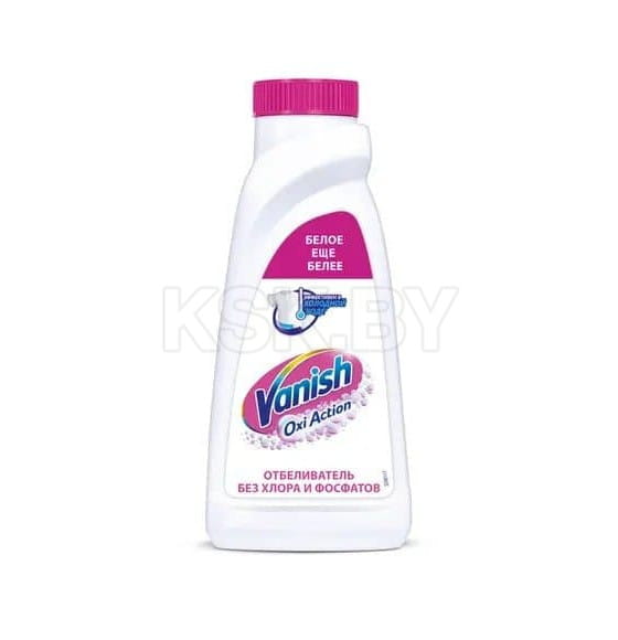 Пятновыводитель и отбеливатель для тканей Vanish Oxi Action Кристальная белизна (жидкий) 415 мл