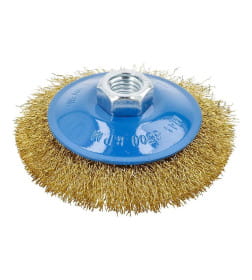 Щетка дисковая с резьбой 100 мм HOEGERT HT7D722