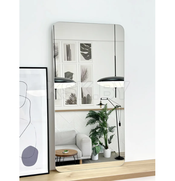 Зеркало прямоугольное с подсветкой, сенсор на касание с закругленными углами, 45х77 см Emze LED.SMART.45.77.4K (LED.SMART.45.77.4K) 