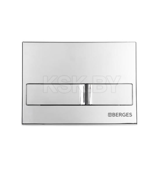 Комплект Berges: инсталляция Visam Slim 525, кнопка L3 хром глянец, унитаз VENTAS Rimless, сиденье дюропласт (EX-043237) 