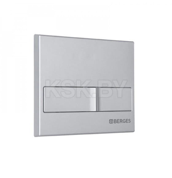 Комплект Berges: инсталляция Visam Slim 525 кнопка L2 матовый хром, унитаз VITA Rimless 49 см, сиденье VITA Slim SO дюропласт (EX-043374) 