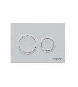 Инсталляция Berges NOVUM кнопка O1 белая