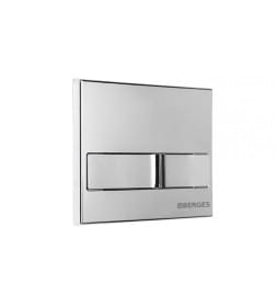 Комплект Berges: инсталляция Visam Slim 525, кнопка L3 хром глянец, унитаз VENTAS Rimless, сиденье дюропласт