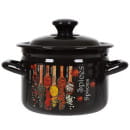 Кастрюля бортовая 4 л коричневый/Карри (форма цилиндр) 41704-142/6-У4Карри (41704-142/6-У4Карри) 