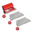 Малярный шпатель DLT Finish версия PRO, h-образный, 20 см (лезвия 0.3, 0.5, 0.7 мм) (1657) 