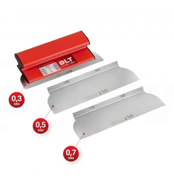 Малярный шпатель DLT Finish версия PRO, h-образный, 30 см (лезвия 0.3, 0.5, 0.7 мм)