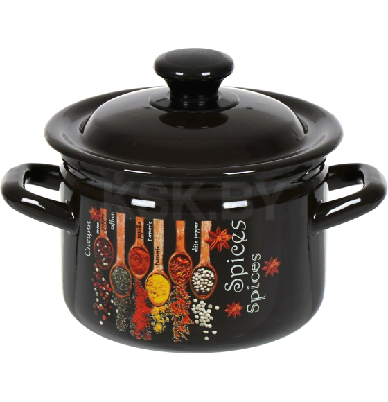 Кастрюля бортовая 2 л коричневый/Карри (форма цилиндр) 41704-102/6-У4Карри (41704-102/6-У4Карри) 