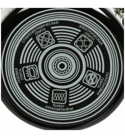 Набор кастрюль Тропическая ночь-5-1-Элит 2,4/3,4/5 л (черный) 72315-ТРОПИЧЕСКАЯ НОЧЬ