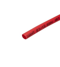 Трубка термоусаживаемая 3,0/1,5 мм 2,44 м (красная) REXANT 29-0004