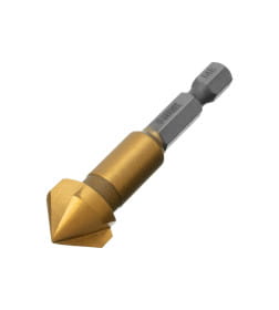 Зенковка конусная под М8, HSS, по металлу, 6-гранный хвостовик  Denzel