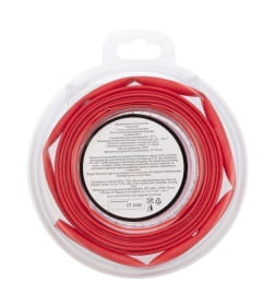 Трубка термоусаживаемая 6,0/3,0 мм 2,44 м (красная) REXANT 29-0034