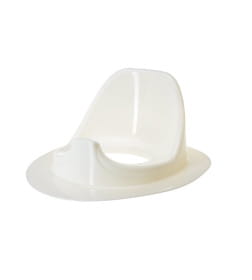 Накладка на унитаз детская пластмассовая 37х30,5х16 см (белый) Бытпласт 431326316