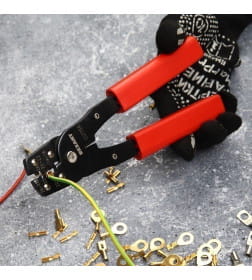 Кримпер для обжима автоклемм неизолированных 0.35-6.0 мм2  (HT-202A) REXANT 12-3031