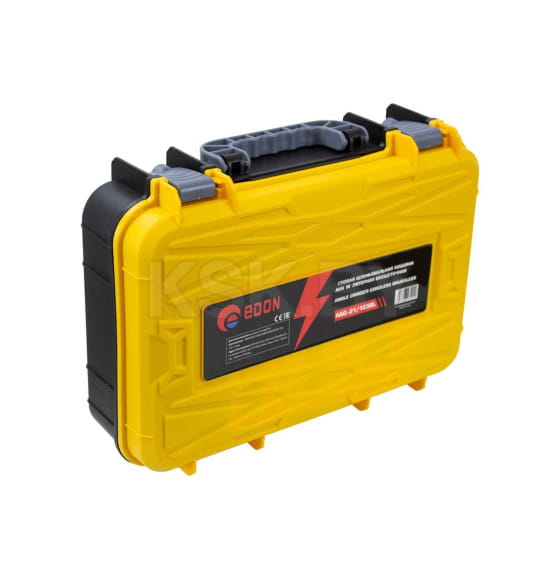 Машина шлифовальная угловая EDON AAG-21/125BL 2 акб/4Ач