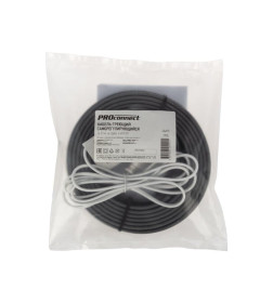 Кабель греющий саморегулирующийся на трубу 16 Вт/м 6 м (без экрана) PROconnect 51-0242