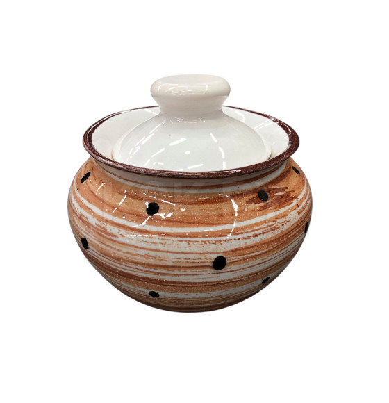 Горшок для тушения 0,5л 7281/48-23 коричневый сорт 1 (25с36/48) 