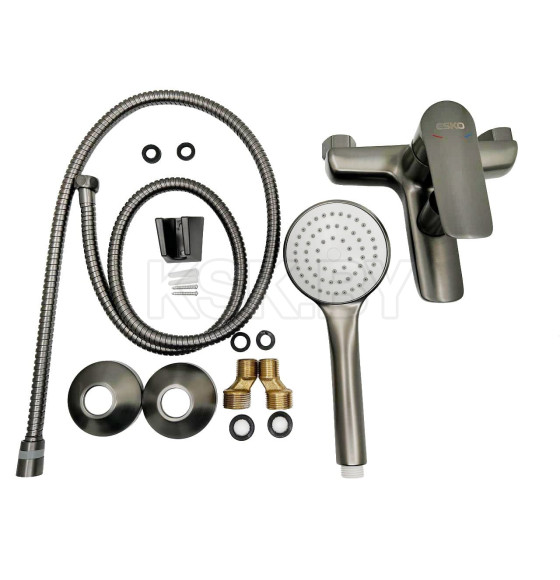 Смеситель Esko Lagos Gun Meta для ванны, LG 54GM (LG 54GM) 