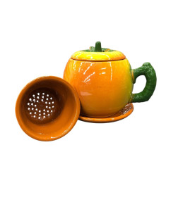 Кружка-заварник с блюдцем 0,6л 5107-24 "Яблоко" 1 сорт (13с60)