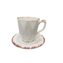Чашка 0,33л 6713-25 с блюдцем 1 сорт (19с52) керамика (19с52) 