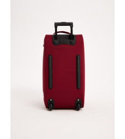 Чемодан на колесах L'case Boston (M, бордовый-черный)