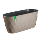 Горшок "Laurel" D354х152х150 мм, 5,0 л с дренажной вставкой (бежевый) (2216111) 