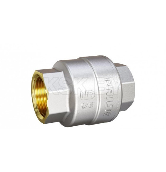 Клапан обратный 1/2"  пружинный латунный шток, LD (LD.58.100.15) 