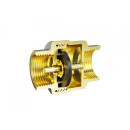 Клапан обратный 1/2"  пружинный латунный шток, LD (LD.58.100.15) 