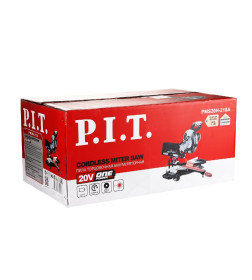 Пила торцовочная аккумуляторная P.I.T. SOLO PMS20H-210A