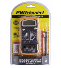 Мультиметр универсальный MAS830L(DT850L) Proconnect 13-3021