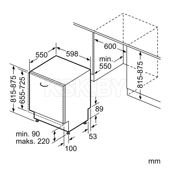 Посудомоечная машина Bosch SMV24AX04E (SMV24AX04E) 